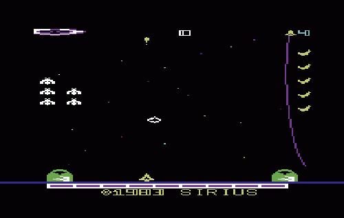 Bandits title screen for Vic-20